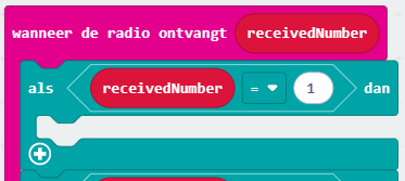 radio ontvangt receivedNumber 1